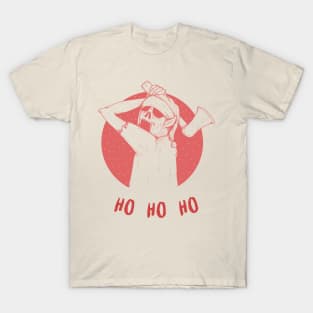 Ho Ho Ho Scary Theme T-Shirt